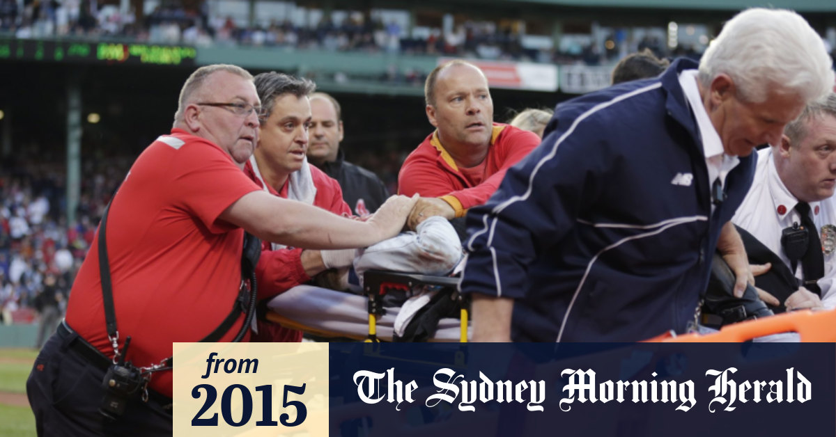 Fan hit, injured by foul ball at Fenway Park during Red Sox game