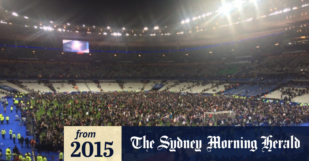 Paris Attacks Explosion Outside Stade De France Captured In Terrifying Footage
