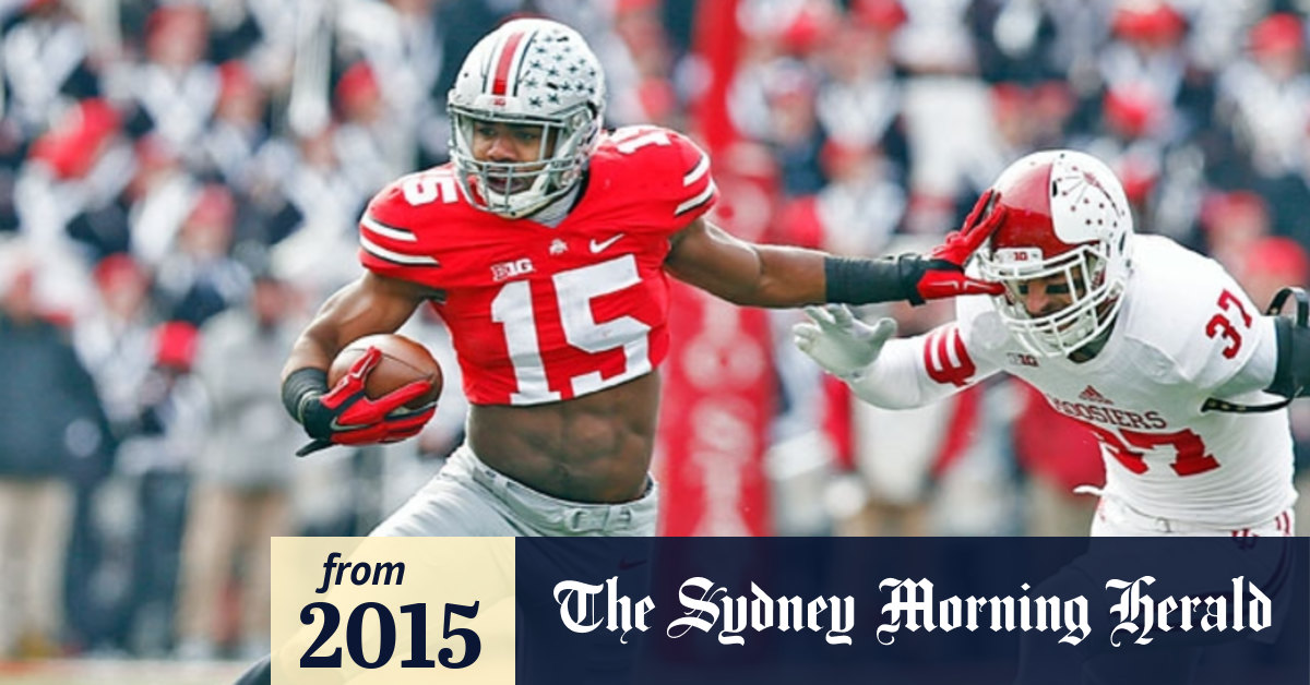 NCAA ban on bared six-pack abs affects Ohio State running ...