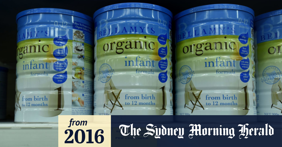 bellamy's organic formula price