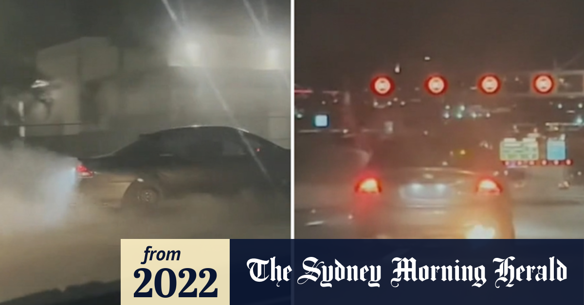 Video: Queensland hoons speed down Gold Coast streets