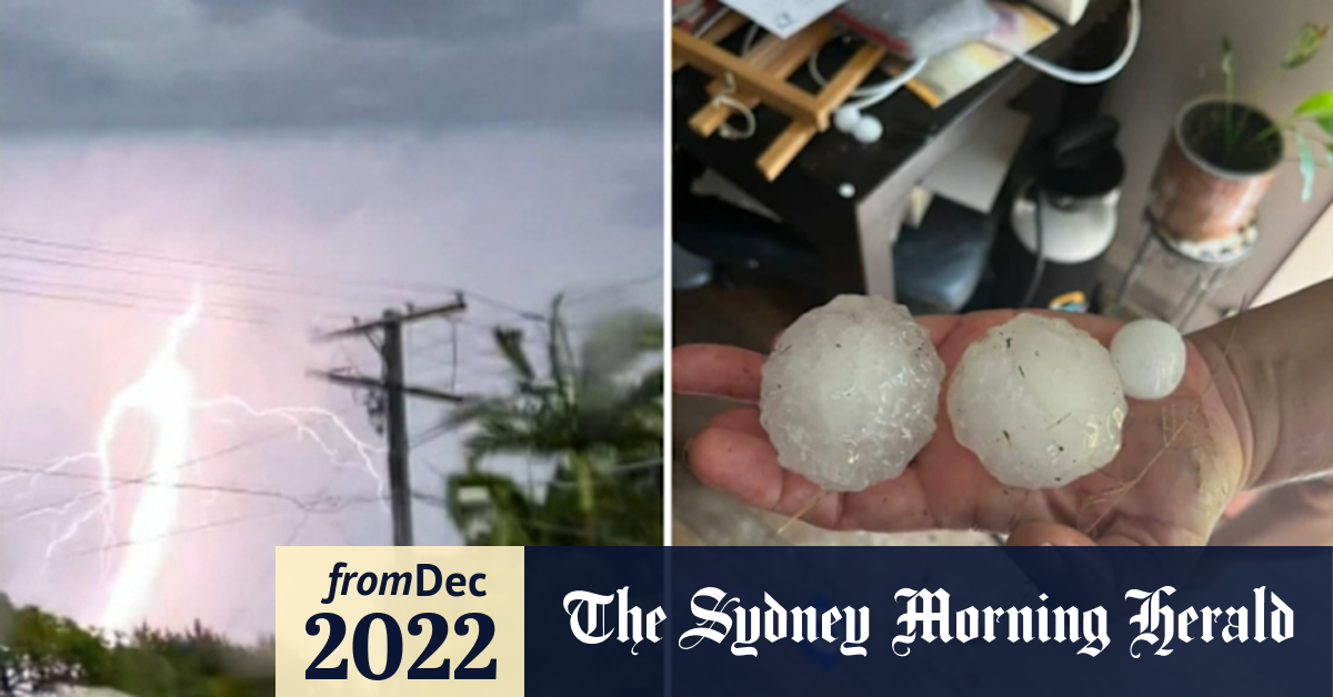 Video: Severe thunderstorms lashing parts of Queensland
