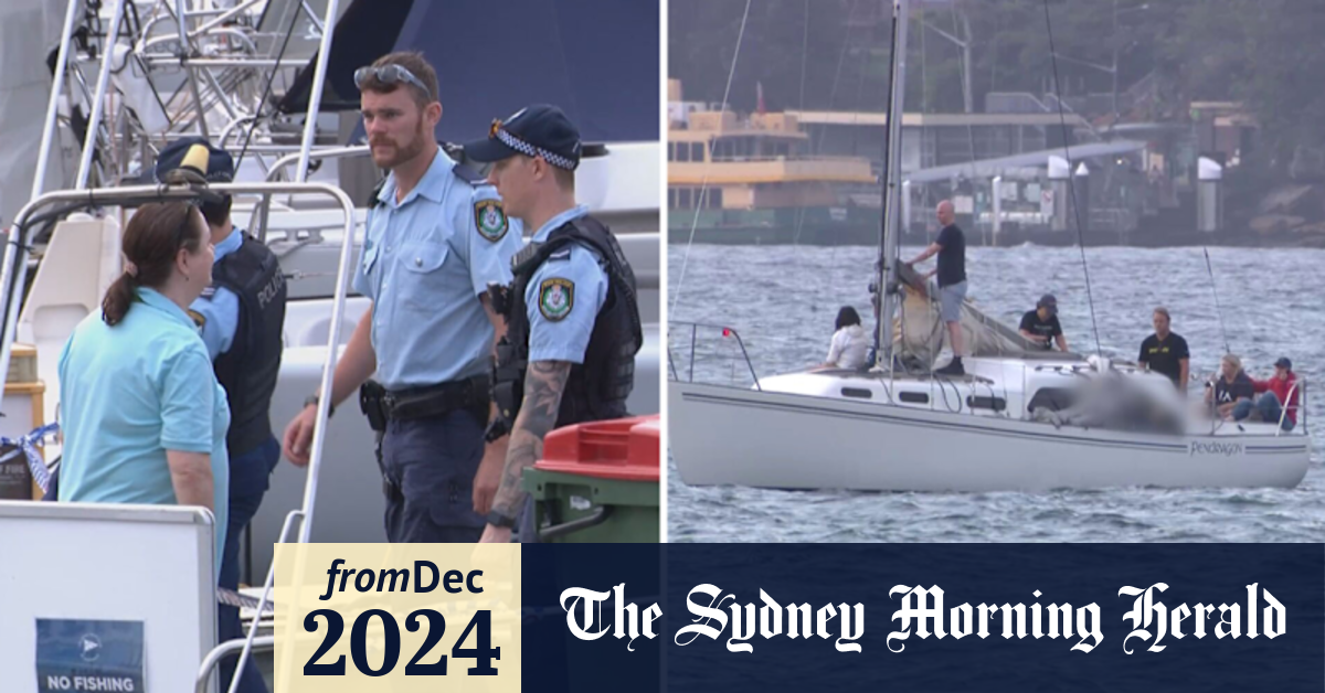 Video: Man dies in Sydney Harbour yacht crash