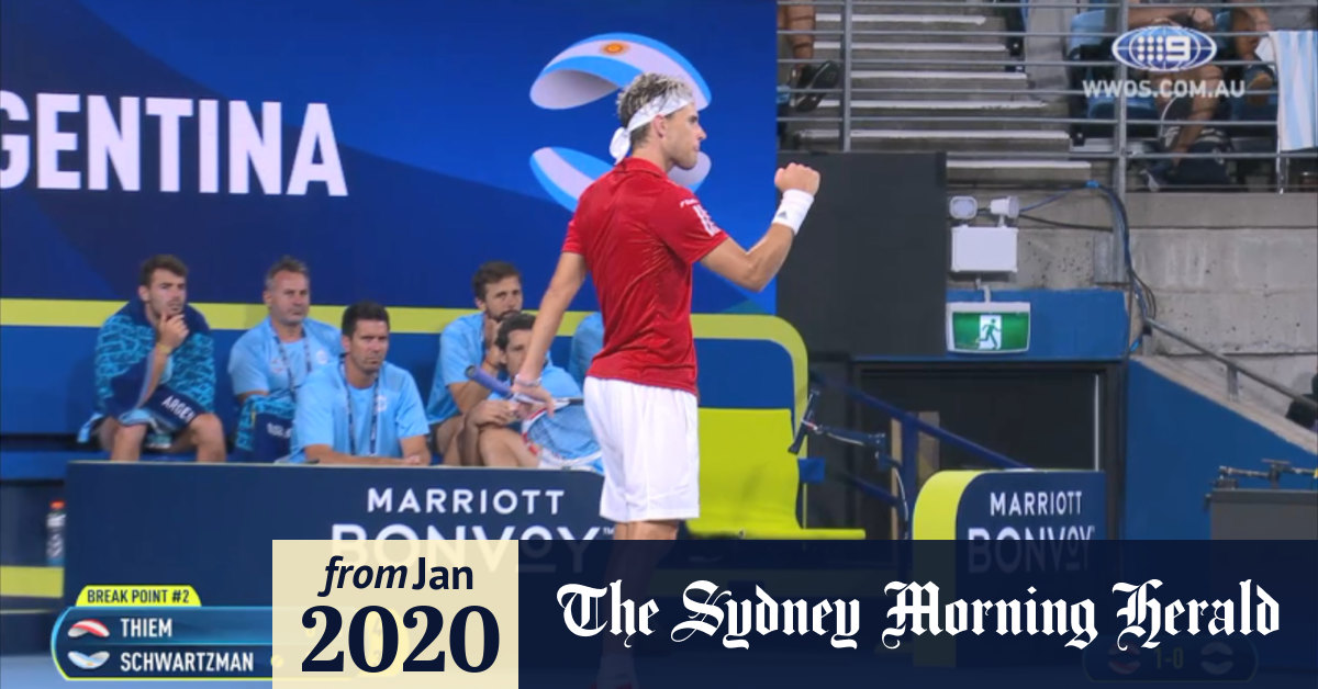 Video Atp Cup Highlights Dominic Thiem V Diego Schwartzman