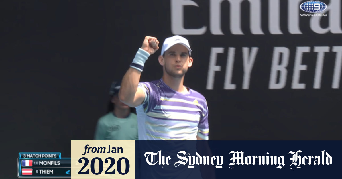 Video: Dominic Thiem v Gael Monfils: AO Highlights
