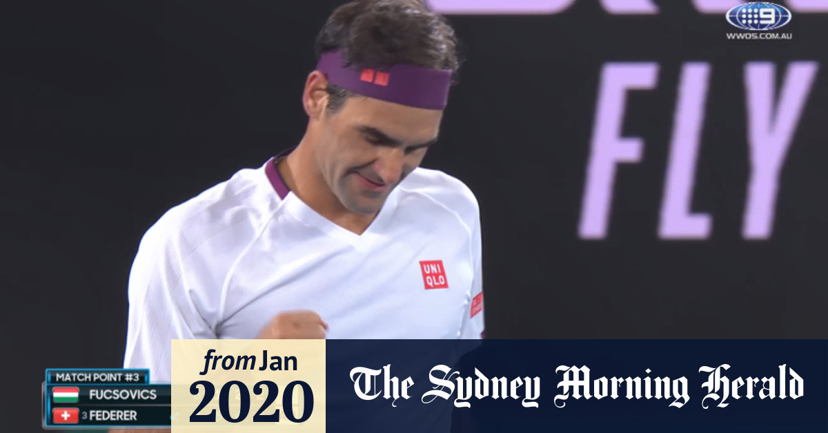 Video: Marton Fucsovics v Roger Federer: AO Highlights