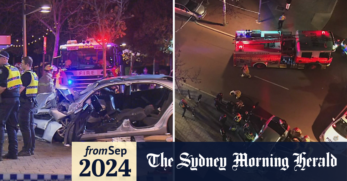 Video: Passenger charged over Perth taxi crash