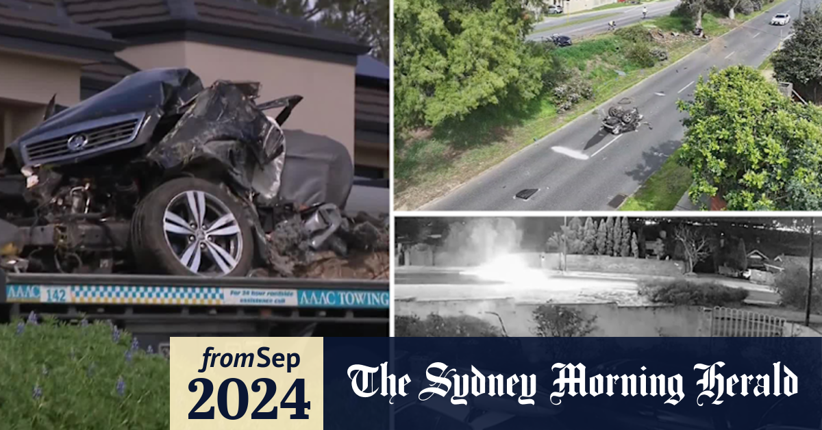 Video: Young driver dies after Perth crash smashes car to pieces