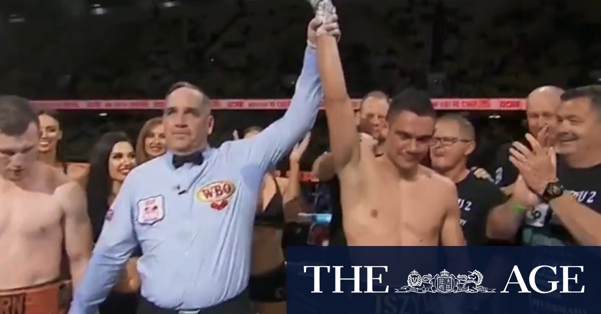 Video: Tim Tszyu, Paul Gallen and Mark Hunt are named on a ...