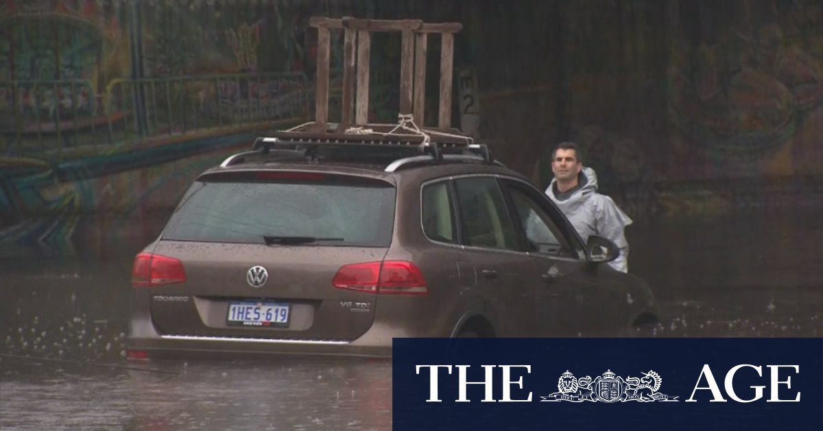 Video: Perth hit by severe storms