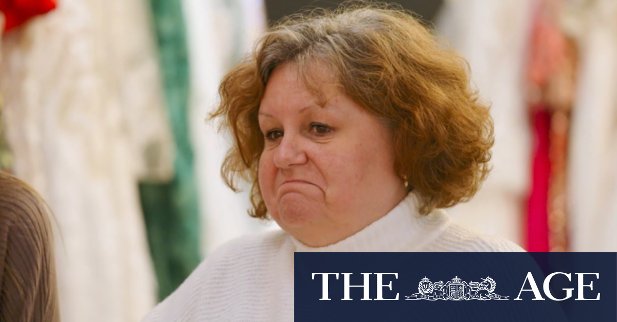 Mother is stunned by bride’s wedding dress choice