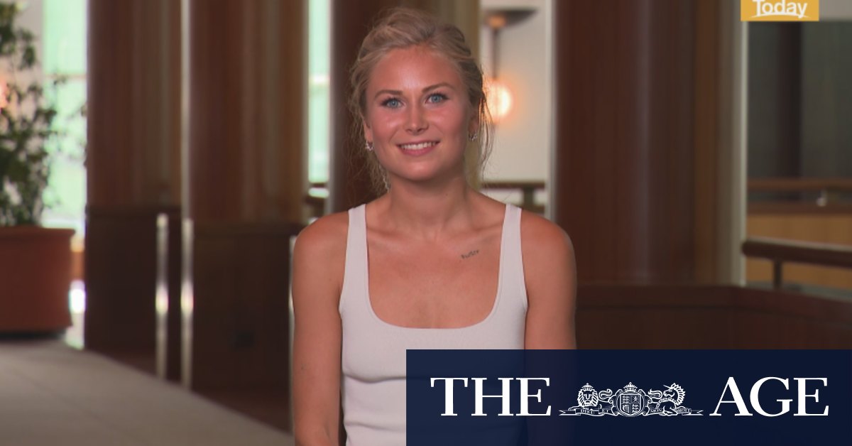 Video: Grace Tame 'empowered' by Australian of the Year honour