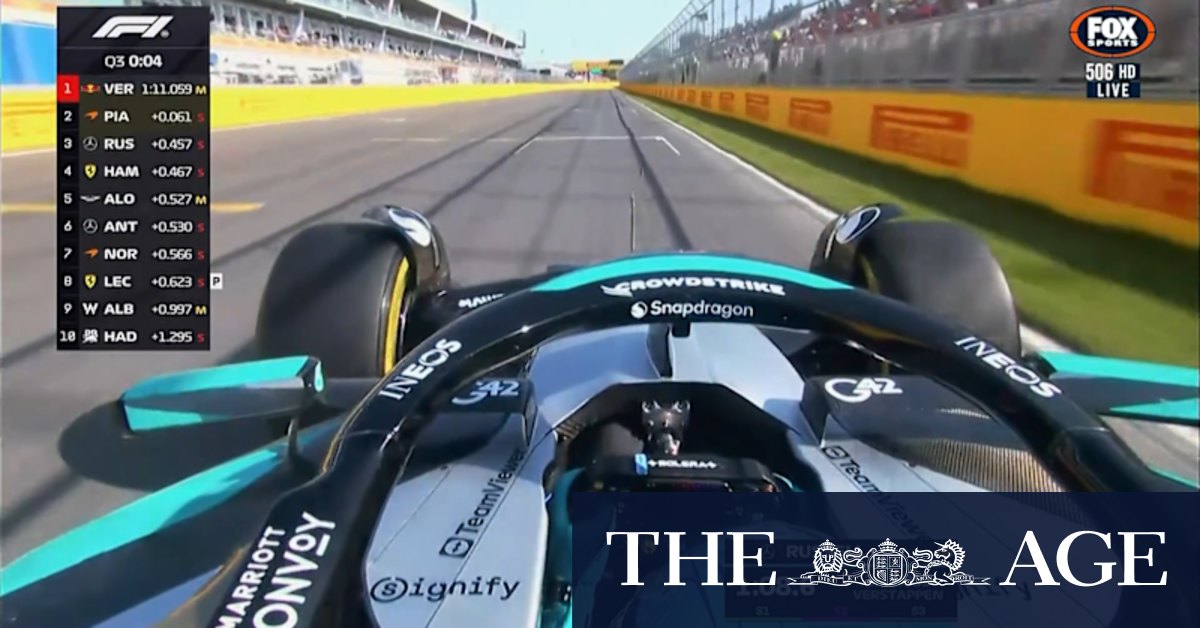 Russell snatches Canada pole