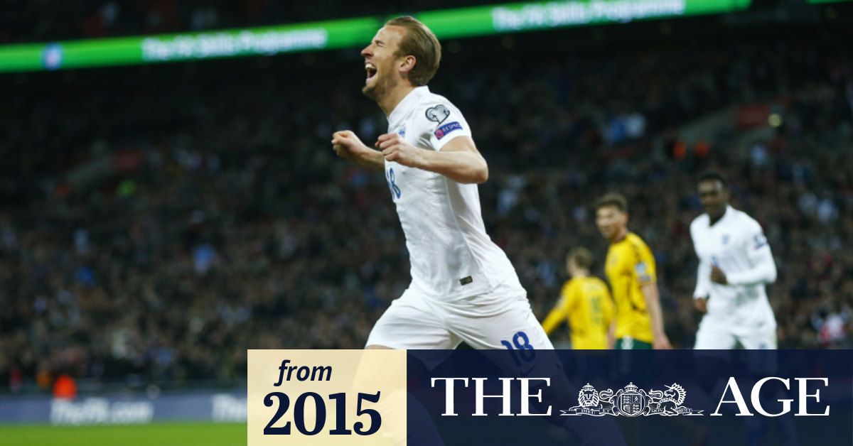 Harry Kane scores on debut as England thrash Lithuania