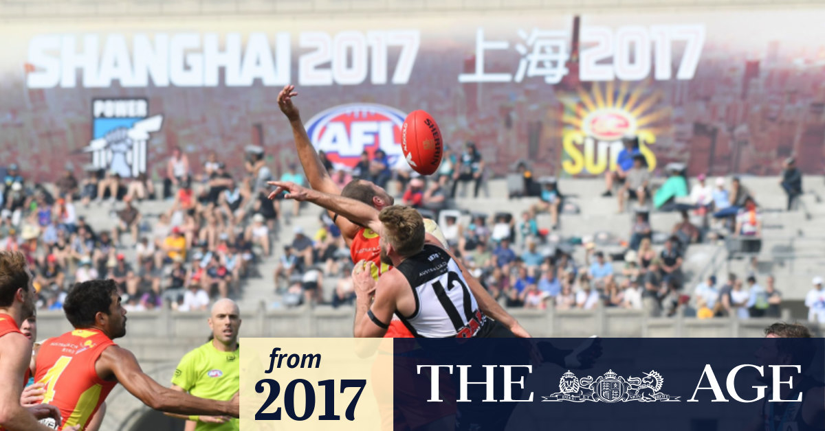 Gold Coast And Port Adelaide Return To China In 2018 For Afl Match