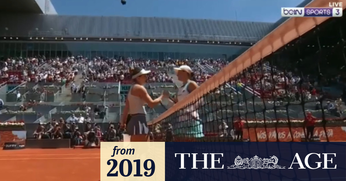 Video: Barty out of Madrid Open