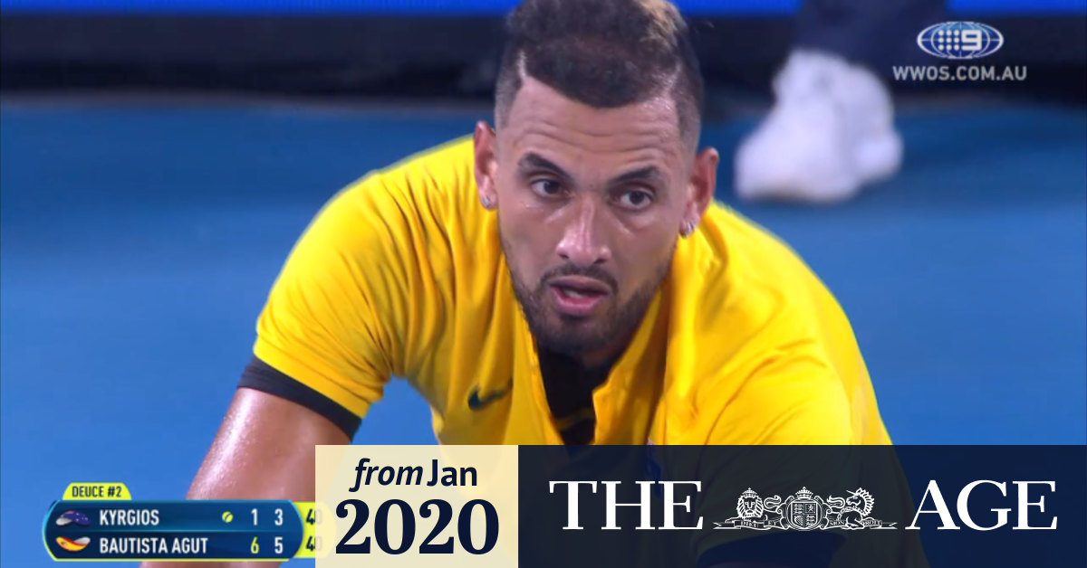 Video: All Nick Kyrgios' aces from the ATP Cup