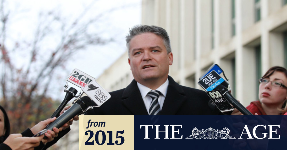 Mathias Cormann does not deny he leaked against Treasury following 'cook the books' row