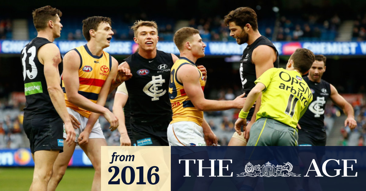 Afl Season 2016 Carlton V West Coast Casboult Less Blues Not