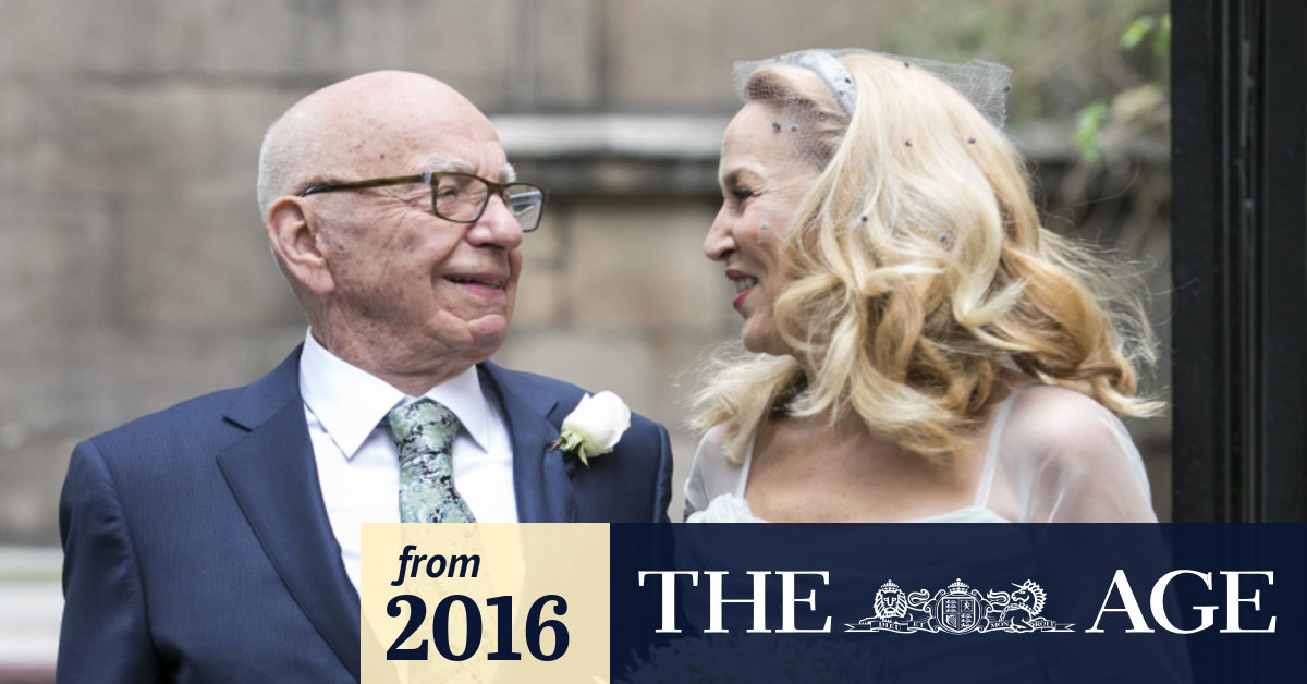'Fourth time lucky': Rupert Murdoch's marriage to Jerry ...