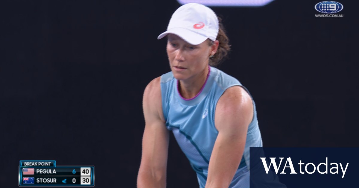 Video: Australian Open: Sam Stosur v Jessica Pegula