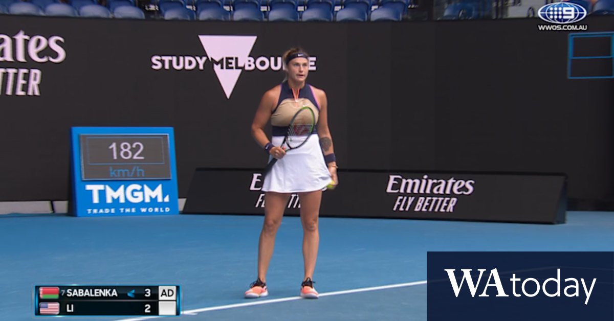 Video: Australian Open: Aryna Sabalenka v Ann Li