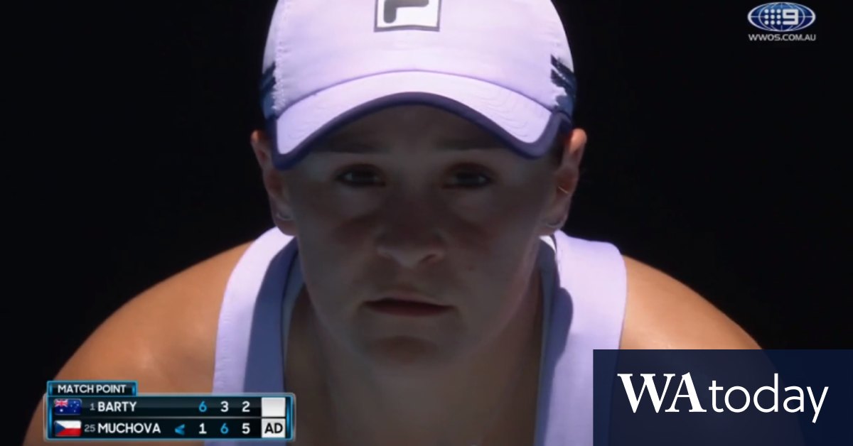 Video: Barty stunned by Muchova
