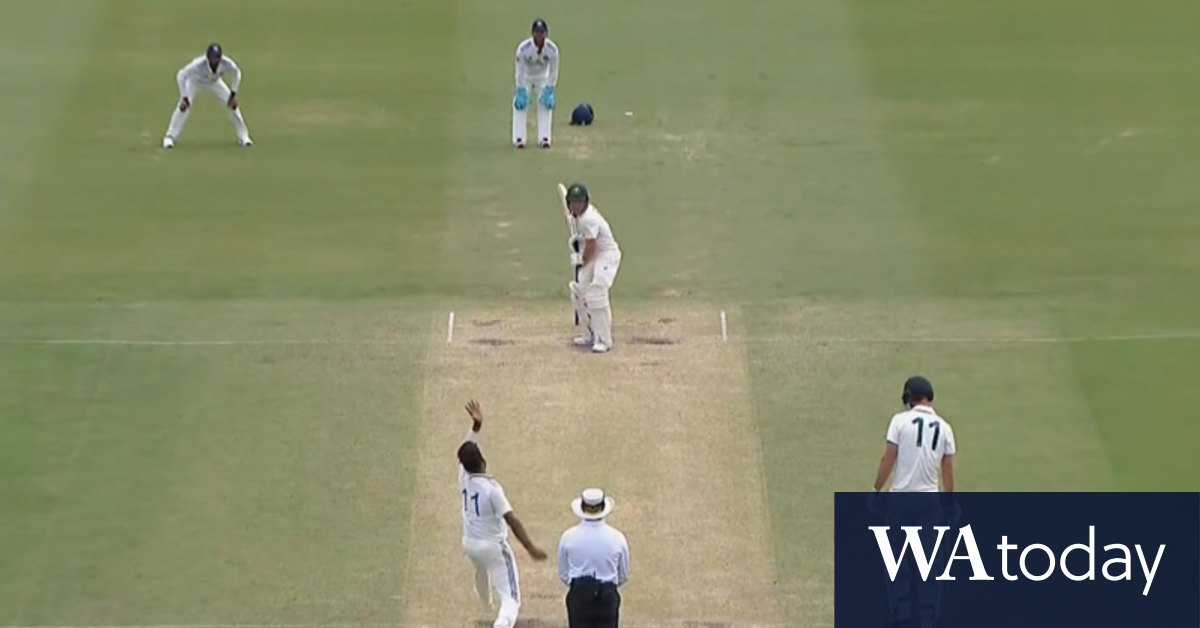 Video McSweeney in box seat for Test call