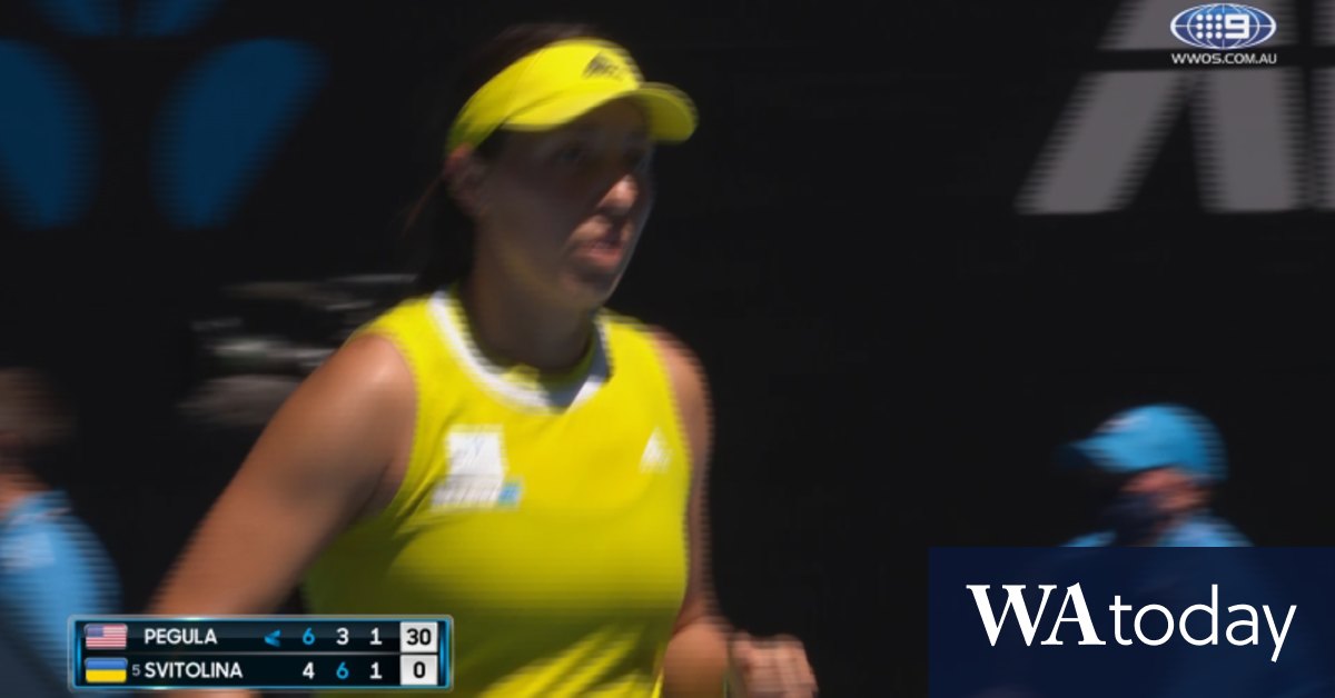 Video: Australian Open: Jessica Pegula v Elina Svitolina