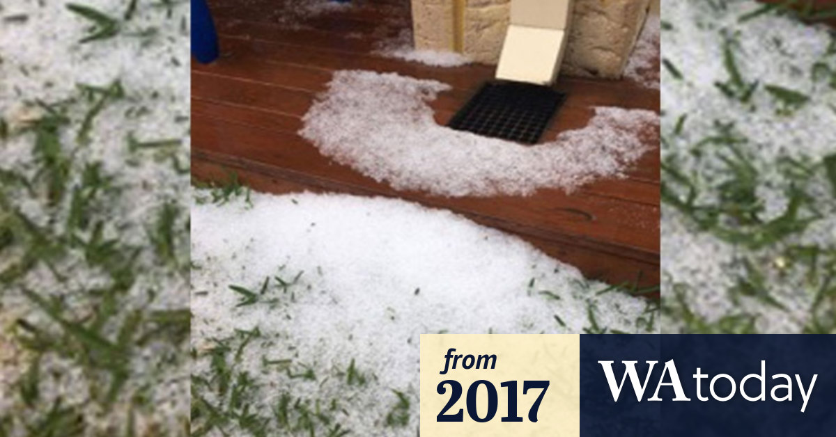 Hail Hits Perth As Melbourne Weather Sets In For Grand Final Weekend