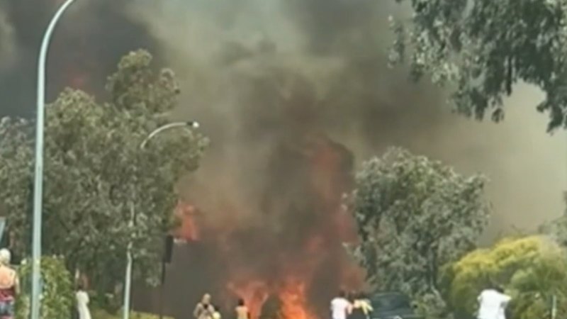 Emergency-level fire damages property in Perth’s north