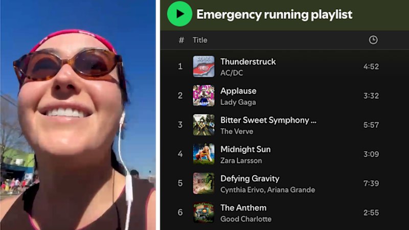 Abby Seaman shares a marathon playlist featuring AC/DC and The Temper Trap