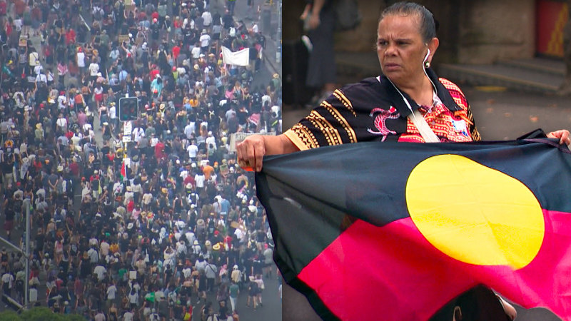 Thousands rally in Sydney to mark national day