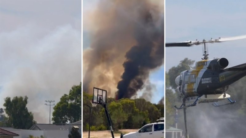 Out-of-control fire threatens homes in south-west WA