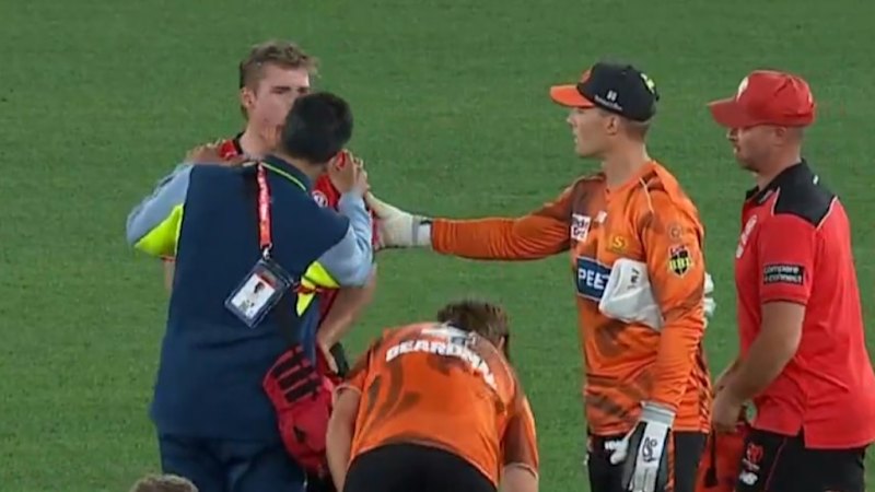 BBL star in hospital after nasty blow