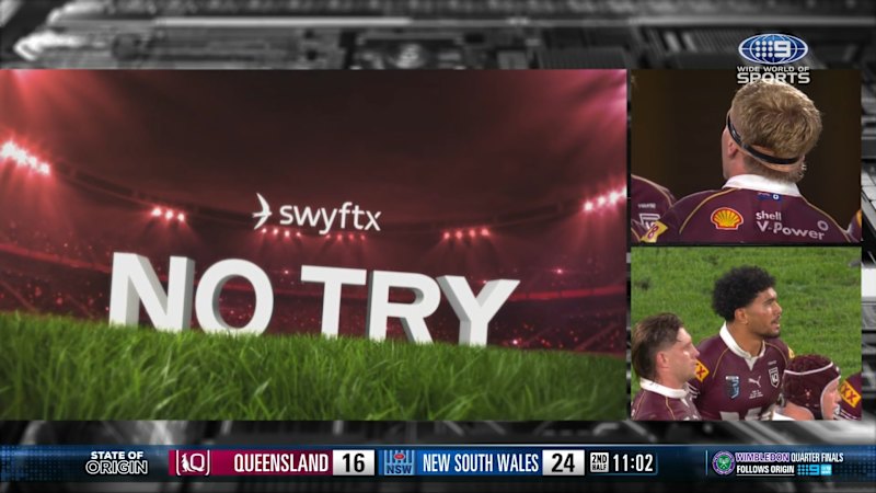 Queensland try overturned after bunker deems Max Plath offside