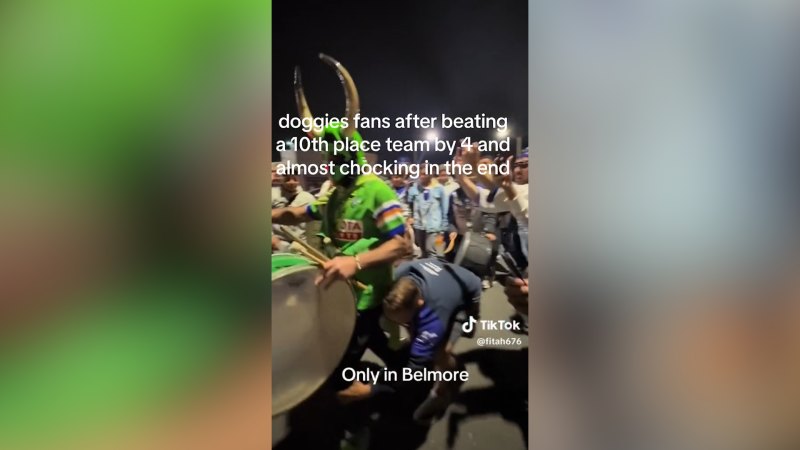 Raiders drummer dramas at Belmore