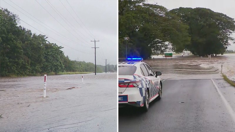 Far North Queensland on flood watch as ex-tropical Cyclone Jasper crosses region