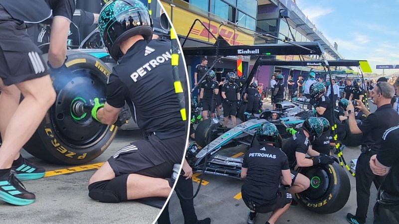 Behind the scenes at the Australian Grand Prix