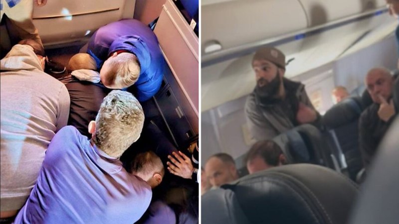 ABD'li adam mürettebata saldırmadan önce uçağın kapısını açmaya çalışmakla suçlanıyor