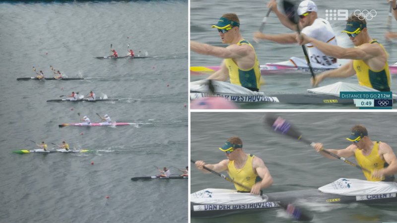 Aussies cruise into K2 medal race