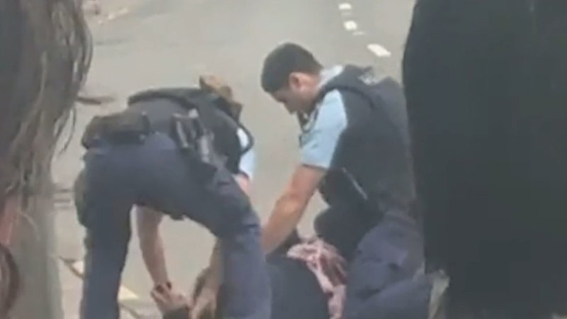 Woman Tasered, arrested after alleged stabbing outside Sydney cinema