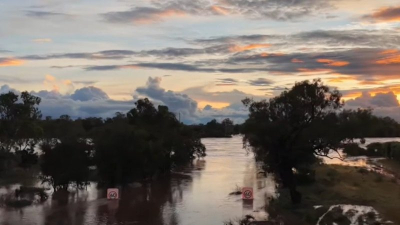 Tourists rescued from roof of car in Queensland floods
