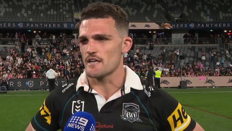 Nathan Cleary plays down mystery injury after Roosters match