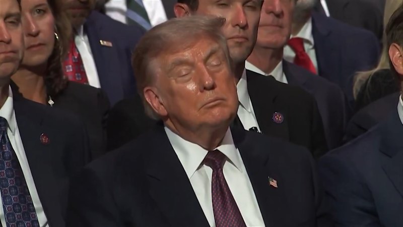 Why Trump Falling Asleep At Lindsey Graham Funeral Matters