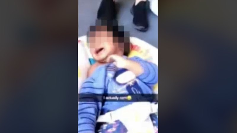 Childcare worker slaps baby