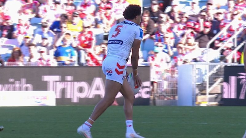 Tyrell Sloan kicks match-winning field goal in final game for St George Illawarra