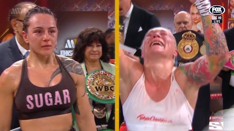 Johnson loses bantamweight belt as Aussies suffer double defeat in MVPW event