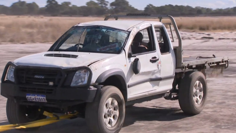 Teenager dies when ute crashes, rolls in Perth