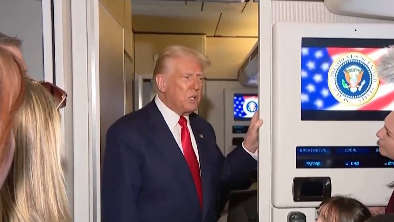 US President returns home after meeting with Chinese President